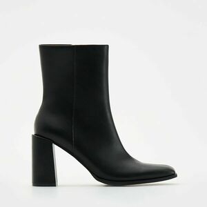 Reserved - Műbőr bokacsizma - Fekete kép