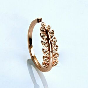 Levéldíszes gyűrű kép