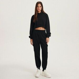 Reserved - Cargo melegítőnadrág - Fekete kép