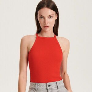 Reserved - Bordás kötésű dzsörzébody - Piros kép