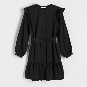 Reserved - Lyocellben gazdag miniruha - Fekete kép