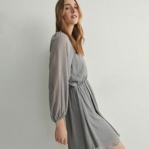 Reserved - Ruha fémes díszítéssel - Világosszürke kép