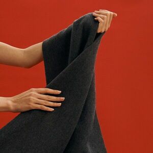 Reserved - Gyapjúban gazdag sál - Szürke kép