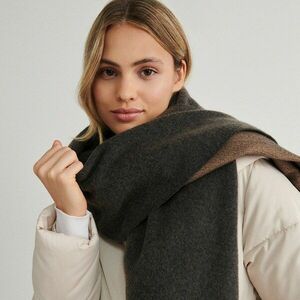 Reserved - Kifordítható sál rojtokkal - Szürke kép