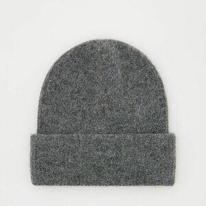 Reserved - Alpakagyapjú-keverék beanie sapka - Szürke kép
