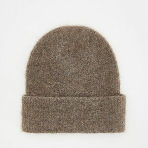 Reserved - Alpakagyapjú-keverék beanie sapka - Barna kép