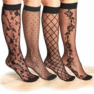 4 pár mintás zokni kép