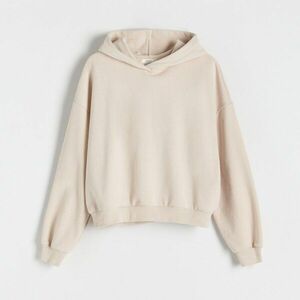 Reserved - Pamut kapucnis felső - Bézs kép