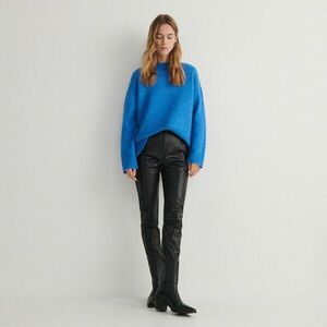 Reserved - Műbőr nadrág - Fekete kép