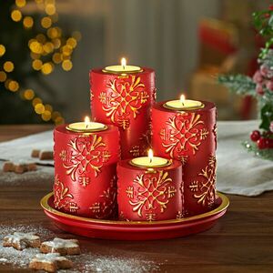 5 részes gyertyatartó szett kép