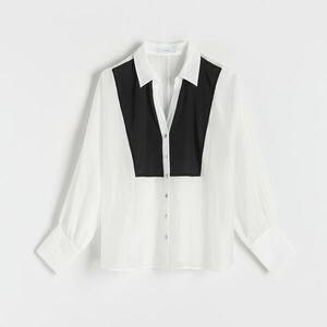 Reserved - Áttetsző anyagú ing - Krém kép