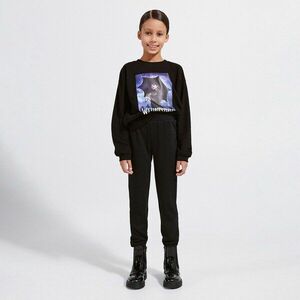 Reserved - Pamutban gazdag leggings - Fekete kép