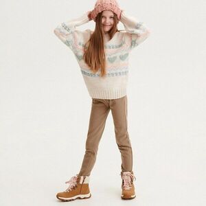 Reserved - Pamutban gazdag leggings - Khaki kép