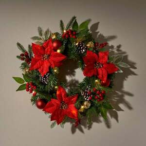 Karácsonyi koszorú kép