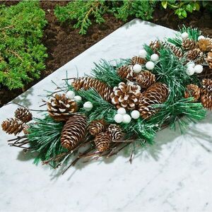 Fenyőfa díszítés sírra kép