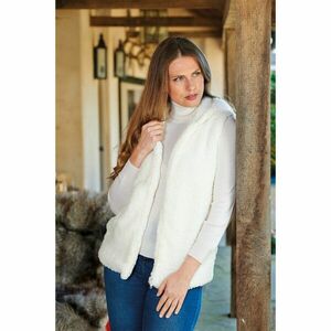 Teddy mellény kapucnival kép