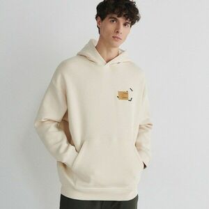 Reserved - Kapucnis felső - Krém kép