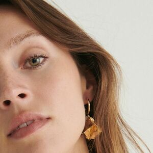 Reserved - Lógó fülbevaló - Arany kép