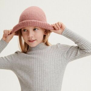 Reserved - Bordázott kötésű pulóver - Világosszürke kép