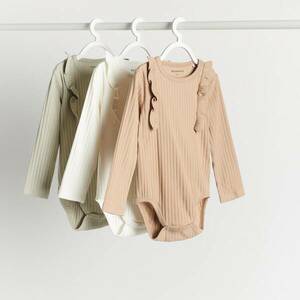 Reserved - 3 darab body fodrokkal - Fehér kép