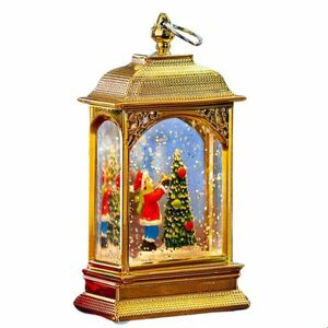 Karácsonyi lámpás csillámmal kép