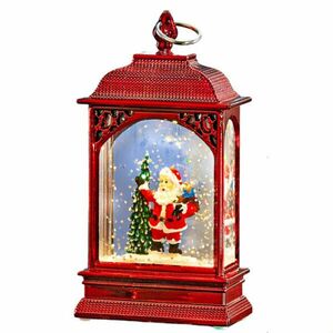 Karácsonyi lámpás csillámmal kép