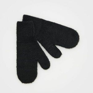 Reserved - Kötött dzsörzékesztyű - Fekete kép