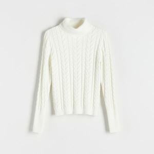 Reserved - Garbónyakú pulóver - Krém kép