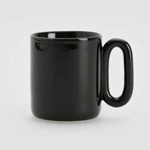 Reserved - Bögre dekoratív füllel - Fekete kép