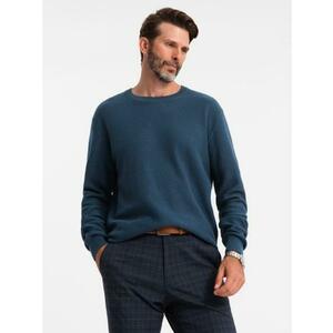 Férfi hosszú ujjú póló városi nyomtatással – világosbarna V1 OM-LSPT-0131 kép