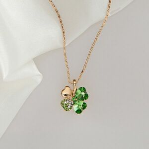 Nyaklánc Négylevelű lóhere a boldogságért kép