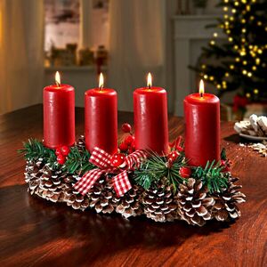 Adventi gyertyatartó kép