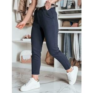 Női slim fit nadrág övvel LINESKA khaki kép