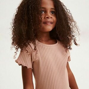 Reserved - Bordás kötésű póló - Bézs kép