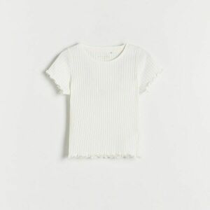 Reserved - Bordás kötésű póló - Krém kép