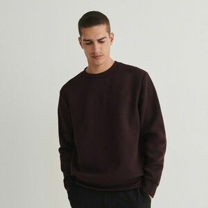 Reserved - Hímzett pulóver - Bordó kép