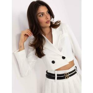 Női szabott zakó ekrü színben kép