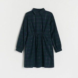 Reserved - Kockás ingruha - Khaki kép