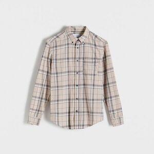 Reserved - Regular fit kockás ing - Bézs kép