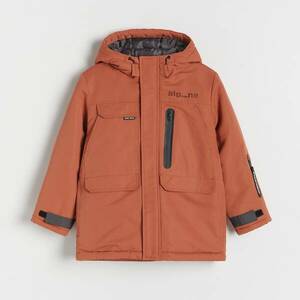 Reserved - Bélelt dzseki kapucnival - Bordó kép