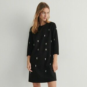 Reserved - Ruha strasszköves díszítéssel - Fekete kép