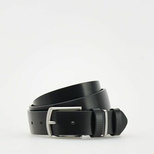 Reserved - Kombinált anyagú öv - Fekete kép