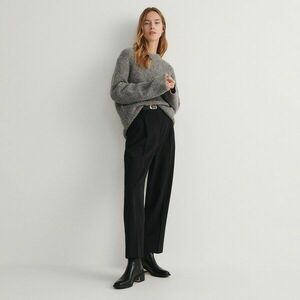 Reserved - Nadrág övvel - Fekete kép