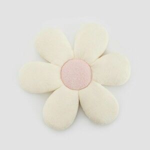 Reserved - Dekoratív, virág alakú díszpárna - Krém kép