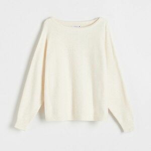 Reserved - Sima pulóver - Krém kép