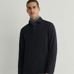 Reserved - Slim fit ing - Tengerészkék kép