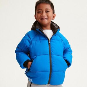 Reserved - Bélelt dzseki kapucnival - Kék kép