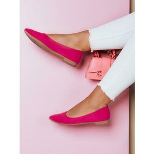 Női balerina lapos sarokkal GLAMINO fukszia kép