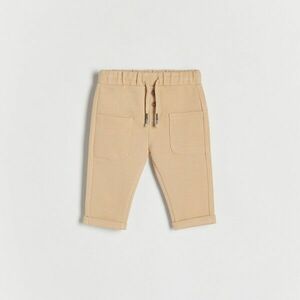 Reserved - Dzsörzénadrág zsebekkel - Bézs kép