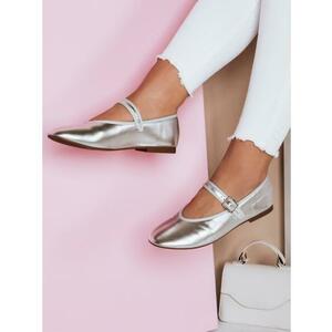 Női balerina rögzítéssel ELLICAN ezüst kép